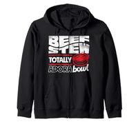 Totally Adora Bowl Beef Stew Meat Lover Zip Hoodie