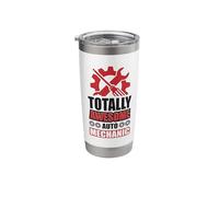 Totally Awesome Auto Mechanic Stainless Steel Insulated Tumbler