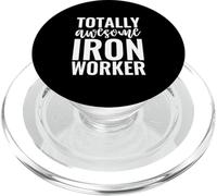 Totally Awesome Iron Worker Funny Ironsmith Trade Job PopSockets PopGrip for MagSafe