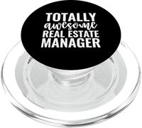 Totally Awesome Real Estate Manager Funny Job PopSockets PopGrip for MagSafe