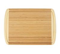 Totally Bamboo BA201250 Chopping Board Bamboo with Ribbed Two-Tone Meat Board