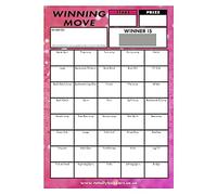 Totally Bonkers - Dance Winning Move Fundraising Scratch Cards - 40 SQUARE - A6 (148x105mm) -10 Pack - TB0007 - Blind Card