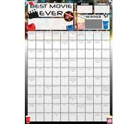 Totally Bonkers - Movie Best Ever Fundraising Scratch Cards - 100 Square - A4 (297x210mm) - 5 Pack - TB0113 - Blind Card