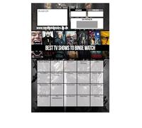 Totally Bonkers - TV Series Binge Watch Scratch Cards - 20 Square - A6 (148x105mm) - 10 Pack - TB0112 - Blind Cards