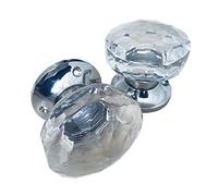Totally Decor Laura Ashley x 2 Frances Sprung Glass Internal Door Handles.