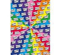 Totally Gay Gift Wrap x 3 Sheets - Funny Gay Wrapping Paper Perfect for Friends Family - LGBTQ Gifts - Dean Morris Cards