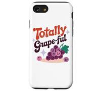 Totally Grape-Ful Smiling Grapes Fun Words Case for iPhone SE (2020) / 7 / 8