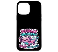 Totally Innocent Except For The Gas Axolotl Case for iPhone 13 Pro Max