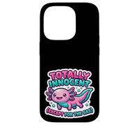 Totally Innocent Except For The Gas Axolotl Case for iPhone 14 Pro