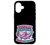 Totally Innocent Except For The Gas Axolotl Case for iPhone 16