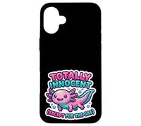 Totally Innocent Except For The Gas Axolotl Case for iPhone 16 Plus