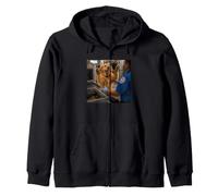 Totally Innocent Golden Retriever Airport Security Zip Hoodie