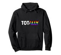 Totally Progress Pride Ally Flag LGBTQ+ Pullover Hoodie