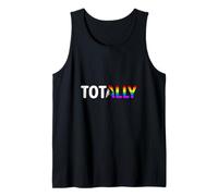 Totally Progress Pride Ally Flag LGBTQ+ Tank Top
