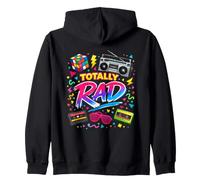 Totally Rad 80's Retro Classic Great Music Party Costume Zip Hoodie