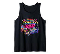 Totally Rad 80s Retro Pop Culture Vibe Classic Throwback Tank Top