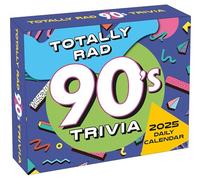 Totally Rad 90s Trivia Desk Calendar 2025