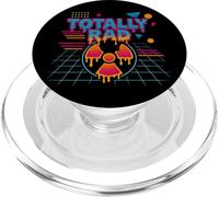 Totally Rad Funny 80s Retro Radical Radiation Hazmat Humor PopSockets PopGrip for MagSafe