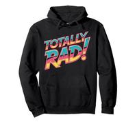 Totally Rad Retro 80s Nostalgia Throwback Vibes Pullover Hoodie