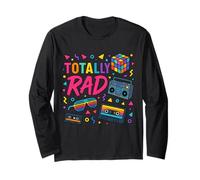 Totally Rad Retro Classic 80s Fun Party Throwback Long Sleeve T-Shirt