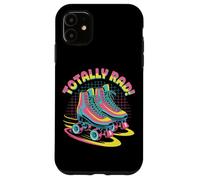Totally Rad Retro Roller Skates 80s Aesthetic Case for iPhone 11