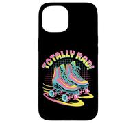 Totally Rad Retro Roller Skates 80s Aesthetic Case for iPhone 15