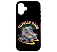 Totally Rad Retro Roller Skates 80s Aesthetic Case for iPhone 16
