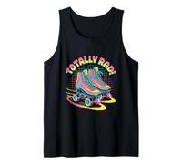 Totally Rad Retro Roller Skates 80s Aesthetic Tank Top