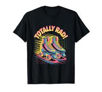 Totally Rad Retro Roller Skates 80s Roller Disco T-Shirt