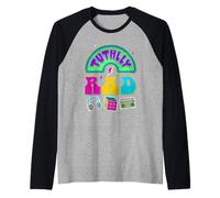 Totally Rad Retro Vintage 70s 80s 90s Cool Nostalgic Vibes Raglan Baseball Tee