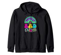 Totally Rad Retro Vintage 70s 80s 90s Cool Nostalgic Vibes Zip Hoodie