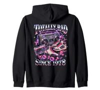 Totally Rad Since 1978 Gen X 80s Retro Zip Hoodie