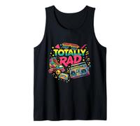 Totally Rad Vintage 80s Pop Culture Vibe Classic Throwback Tank Top