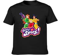 Totally Spies Men's T Shirt Unisex Tee Clothing Black 3XL
