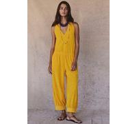 Totally Terry Jumpsuit by free-est at Free People in Ripe Mango, Size: Large - female