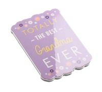 Totally The Best Grandma Ever Flower Quote Novelty Magnet Gran Nan Grandmother