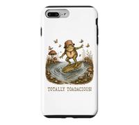 Totally Toadacious Whimsical Surfing Frog Cottagecore Case for iPhone 7 Plus/8 Plus