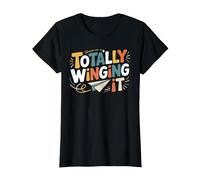 Totally Winging IT T-Shirt, Women, Black, X-Large