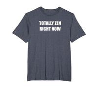 Totally Zen Right Now T-Shirt, Men's Big and Tall, Heather Blue, 6X Tall