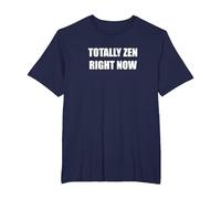 Totally Zen Right Now T-Shirt, Men's Big and Tall, Navy, 3X Tall
