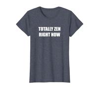 Totally Zen Right Now T-Shirt, Women, Heather Blue, XXL
