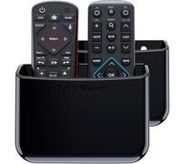 TotalMount Universal Remote Holder, TV/Table/Wall holder (two Remotes fits in the Holder, and 2 holders in package), black