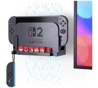TotalMount Wall Mount for Nintendo Switch 2 (Mounts Switch 2 by TV) - Switch 2 Black