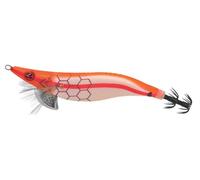 Totanara Luna Egi 3.0/3.5Tubertini Seika Ultra Shallow, Deep or Shallow, Luminous Squid and Cuttlefish, High Visibility for Night Fishing (Half Moon, Orange, 3.5")