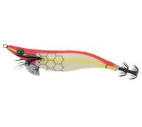 Totanara Luna Egi 3.0/3.5Tubertini Seika Ultra Shallow, Deep or Shallow, Luminous Totanara for Squid and Cuttlefish, High Visibility for Night Fishing (New Moon, Red, 3.5")