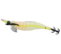 Totanara Luna Egi 3.0/3.5Tubertini Seika Ultra Shallow, Deep or Shallow, Luminous Totanara for Squid and Cuttlefish, High Visibility for Night Fishing (New Moon, White, 3.0")