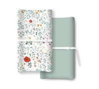 TotChill Extra Stretchy Changing Pad Cover, Ultra Soft Premium Jersey Knit Changing Pad Sheets, Unisex for Boys Girls, Fits All Standard Changing Tables/Dresser Tops - 2 Pack