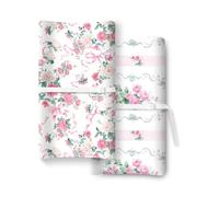 TotChill Extra Stretchy Changing Pad Cover, Ultra Soft Premium Jersey Knit Changing Pad Sheets, Unisex for Boys Girls, Fits All Standard Changing Tables/Dresser Tops - 2 Pack