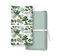 TotChill Extra Stretchy Changing Pad Cover, Ultra Soft Premium Jersey Knit Changing Pad Sheets, Unisex for Boys Girls, Fits All Standard Changing Tables/Dresser Tops - 2 Pack