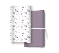 TotChill Extra Stretchy Changing Pad Cover, Ultra Soft Premium Jersey Knit Changing Pad Sheets, Unisex for Boys Girls, Fits All Standard Changing Tables/Dresser Tops - 2 Pack